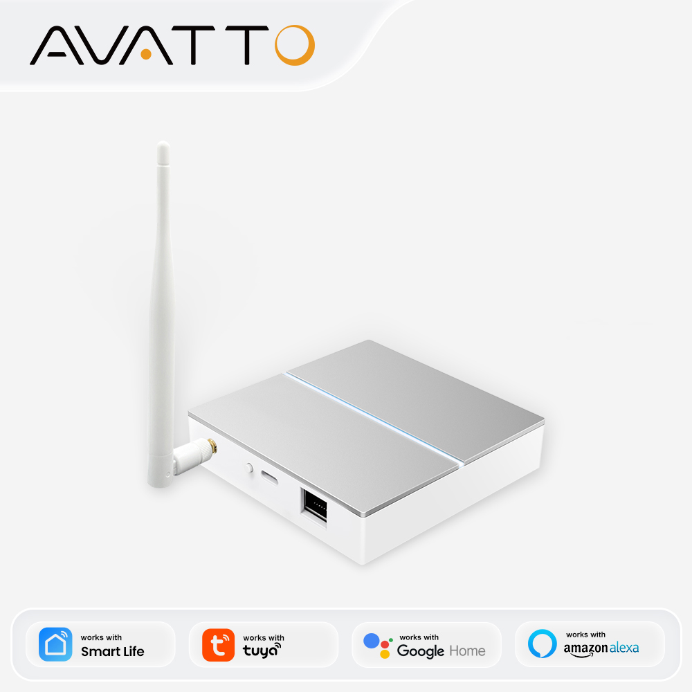 Smart Home Automation Kit - Bramka ZigBee AVATTO Tuya z anteną,