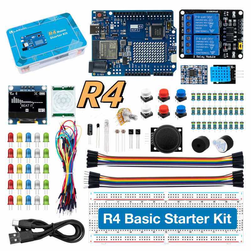 Microcontroller Kit - Zestaw startowy UNO R4 z obsługą