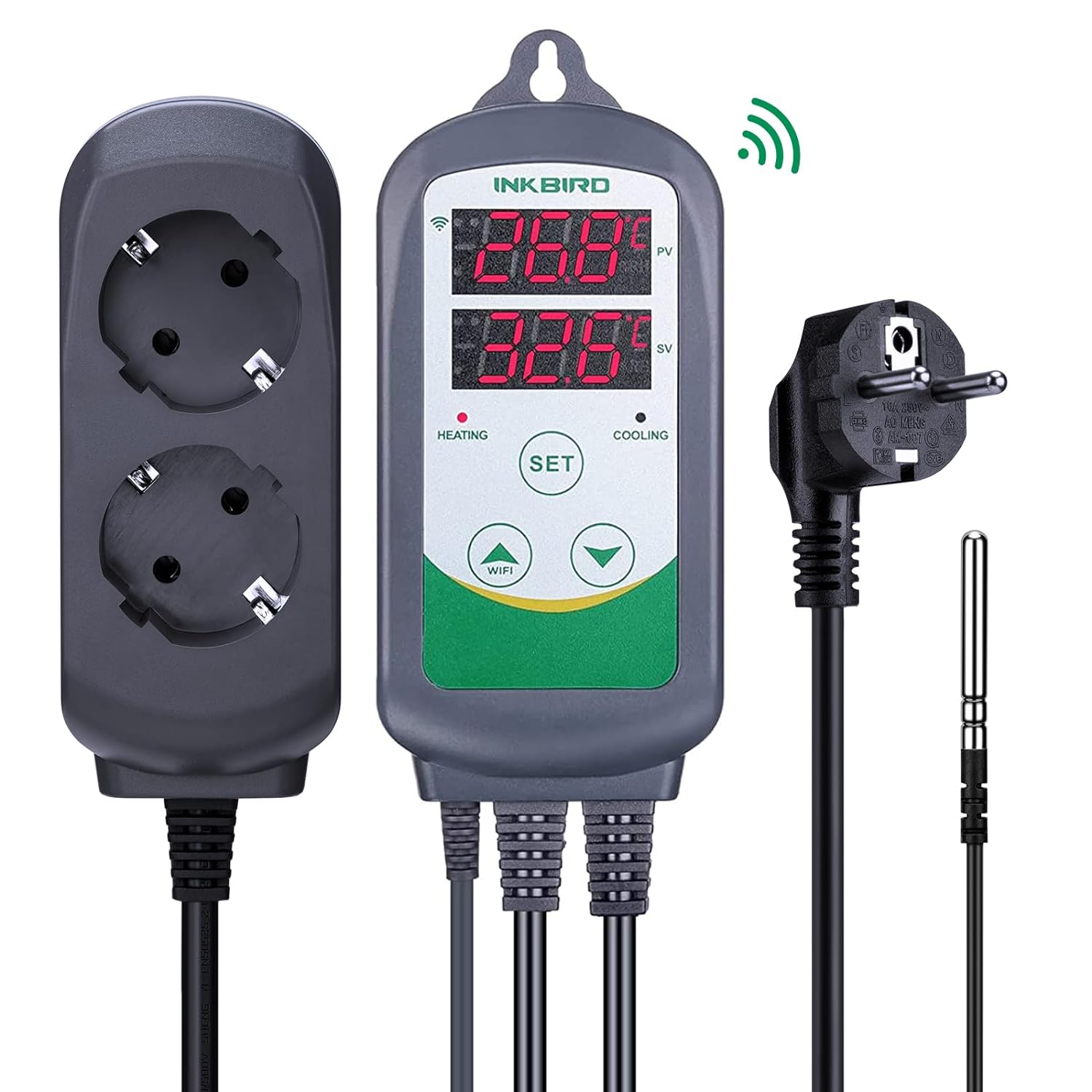 Wifi Thermostat - INKBIRD ITC-308-WiFi cyfrowy regulator temperatury 220V