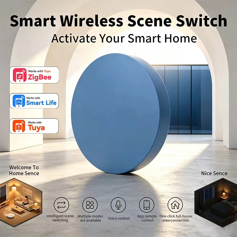 Smart Home Automation Kit - HIMOJO – inteligentny przycisk Zigbee do