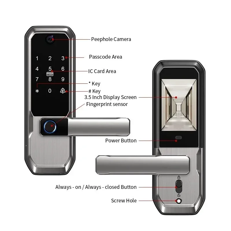Inteligentny zamek do drzwi Tu – Smart Door Lock Wifi recenzja i cena