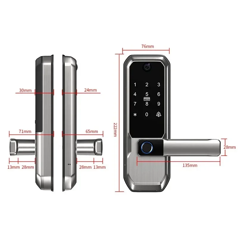 Inteligentny zamek do drzwi Tu – Smart Door Lock Wifi recenzja i cena