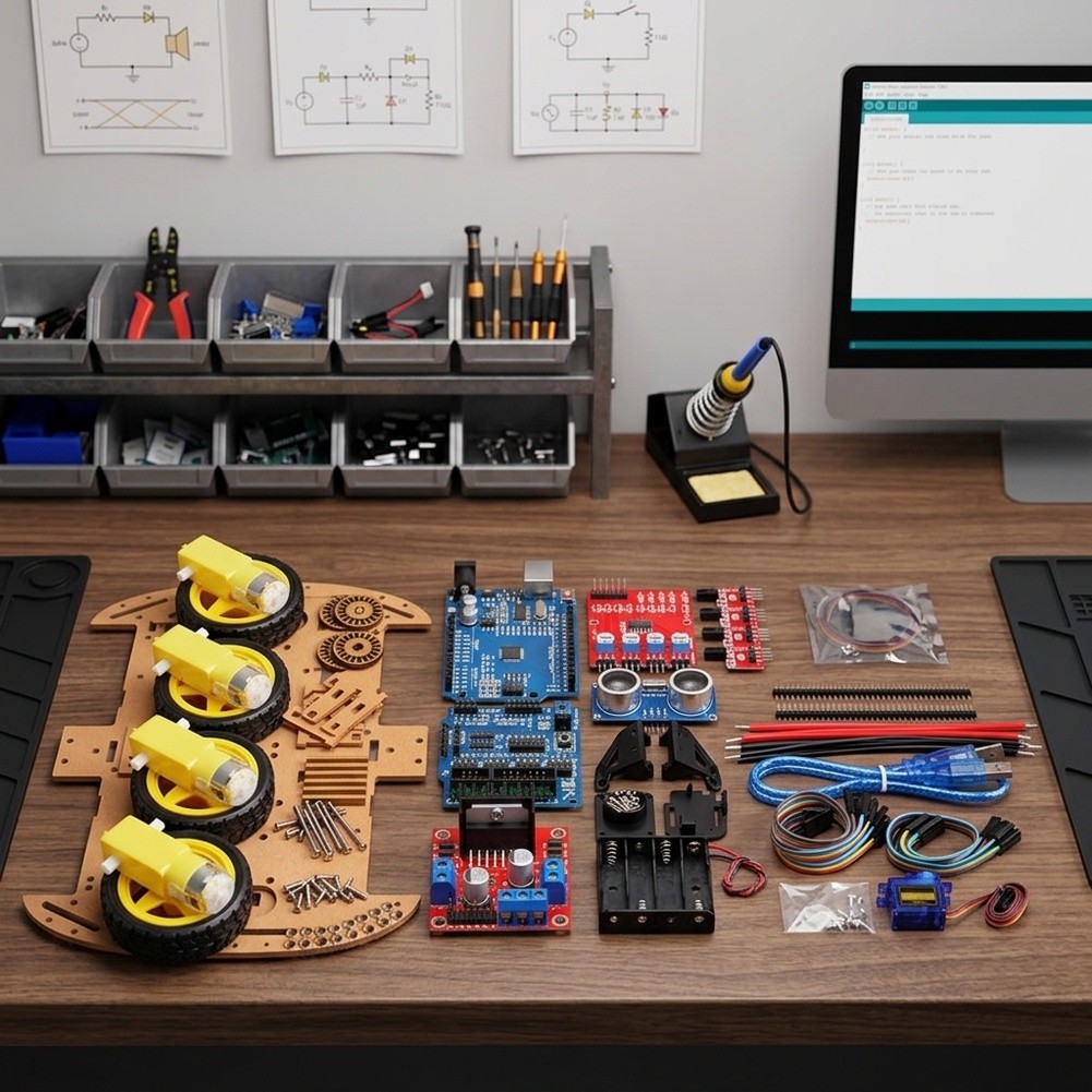 Zestaw podwozia robota edukacy – Sensor Kit Arduino recenzja i cena