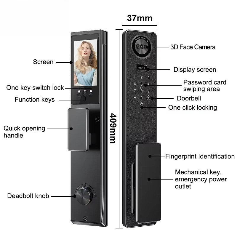 Inteligentny zamek do drzwi Tu – Smart Door Lock Wifi recenzja i cena