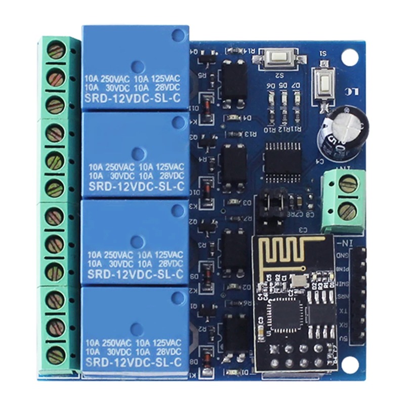 Moduł przekaźnikowy WiFi ESP82 – Esp8266 Relay Module recenzja i cena