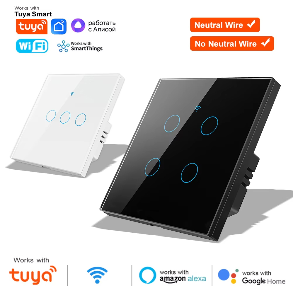 1 2 3 4 Gang WiFi RF 433mhz Do – Smart Light Switch Wifi recenzja i cena