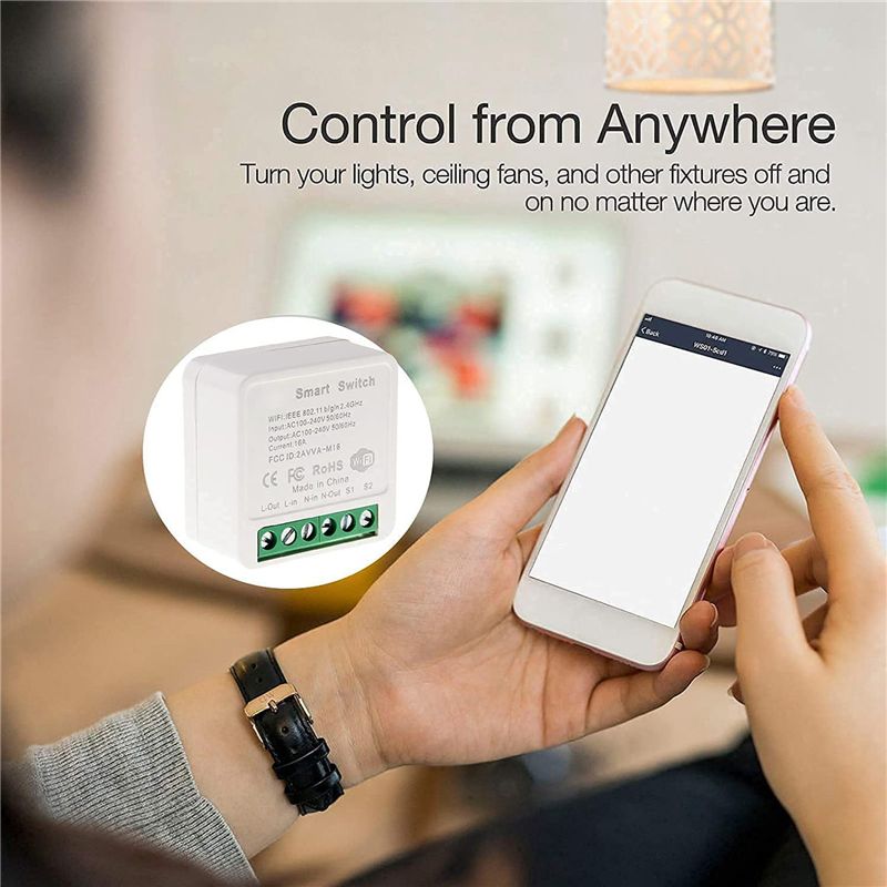 10X Mini inteligentny przełącz – Smart Light Switch Wifi recenzja i cena